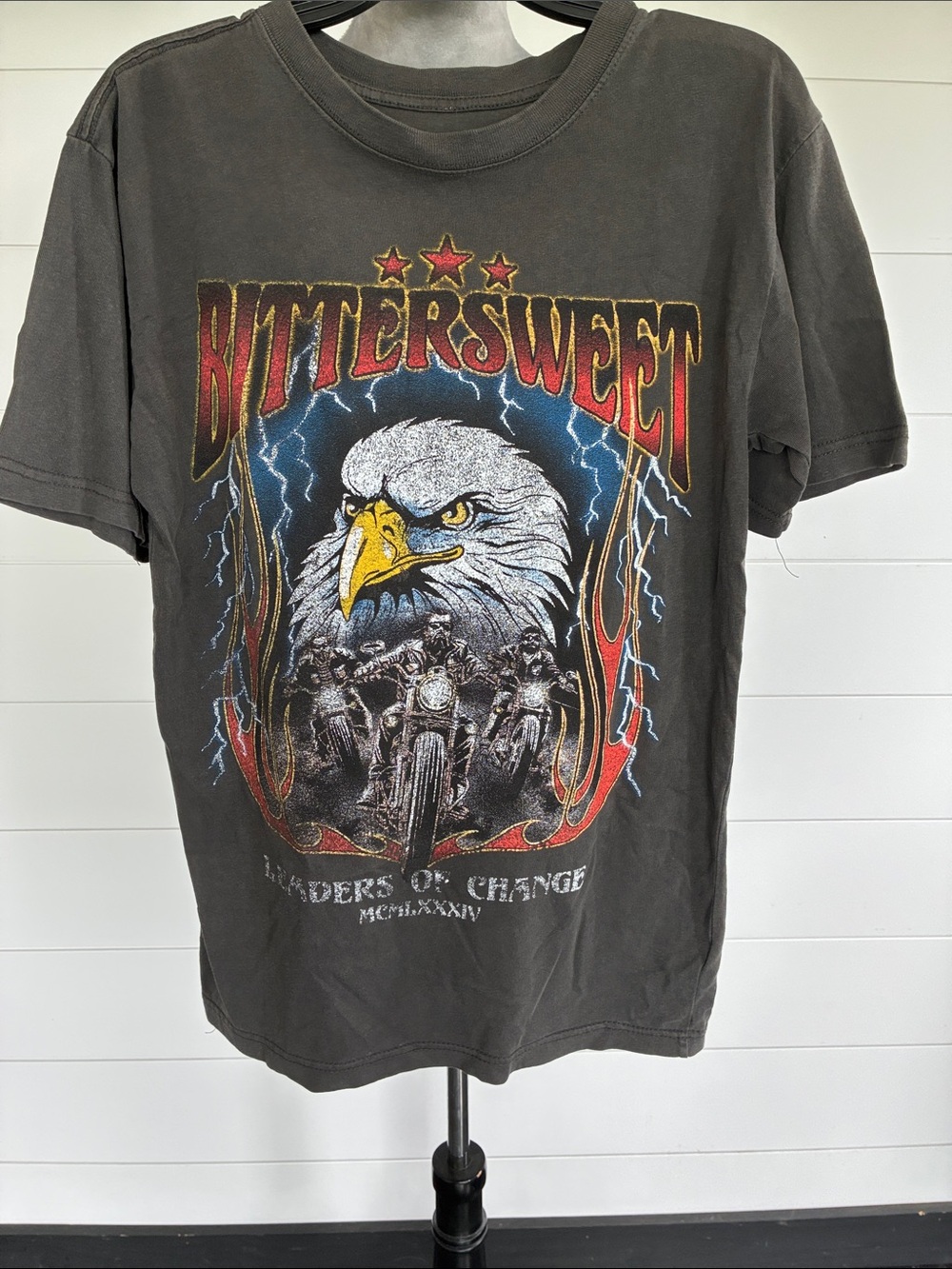 Bitter Sweet Eagle Graphic Short Sleeve Tee - Black Men’s Sz S NWOT/0242